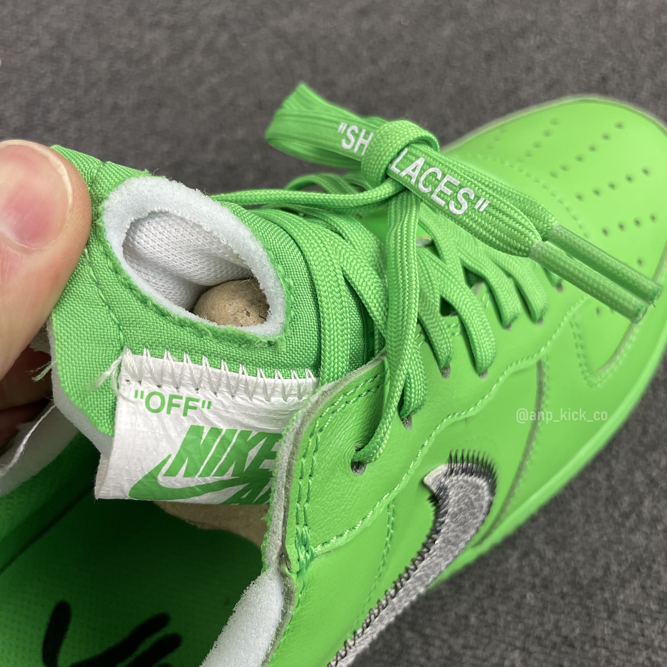 Off White Nike Air Force 1 Low Light Green (15) - newkick.org